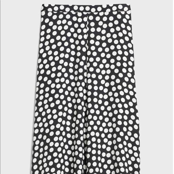 NWOT Zara Polka Dot Long Silk Maxi Skirt - Picture 8 of 16